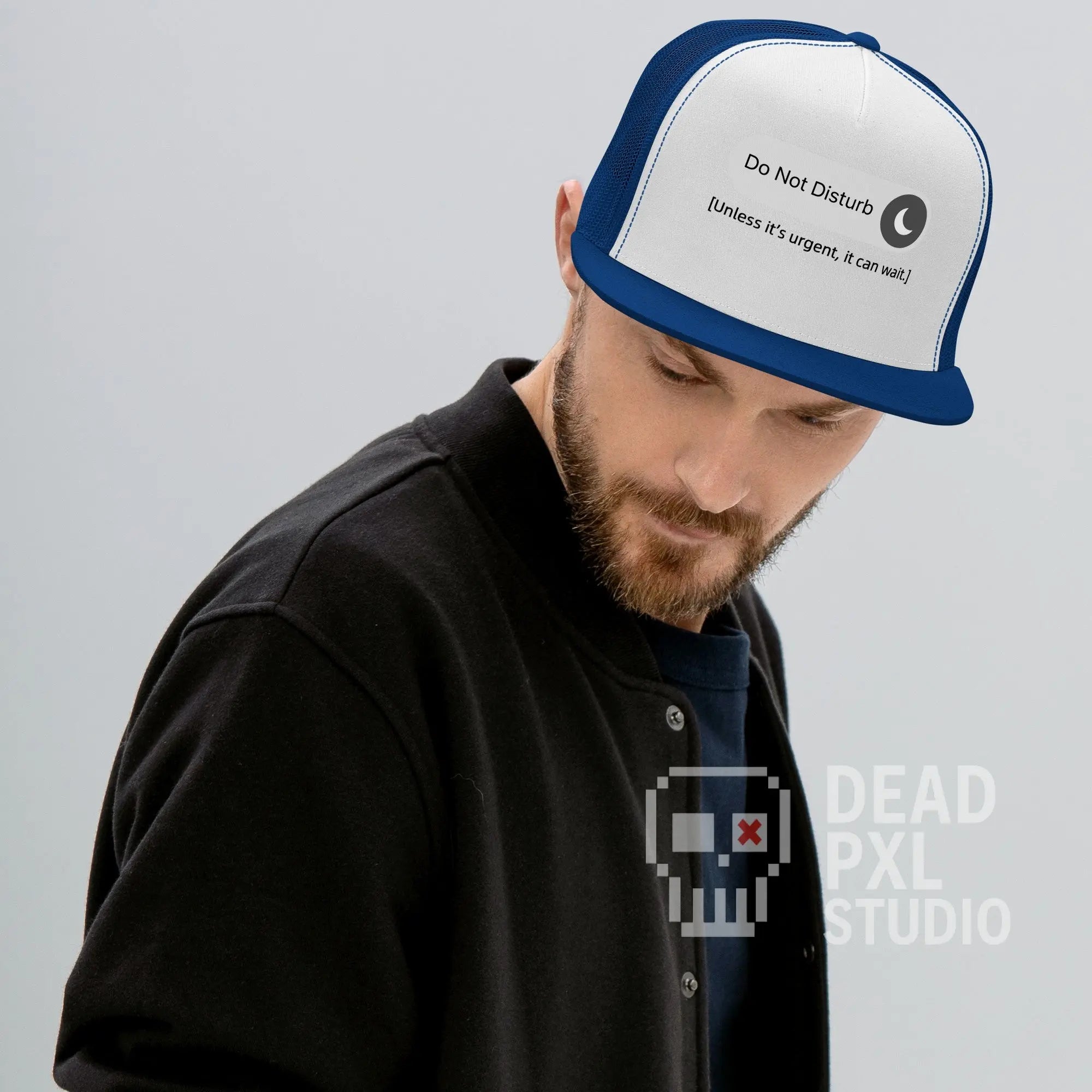 Do Not Disturb Snapback Trucker Cap