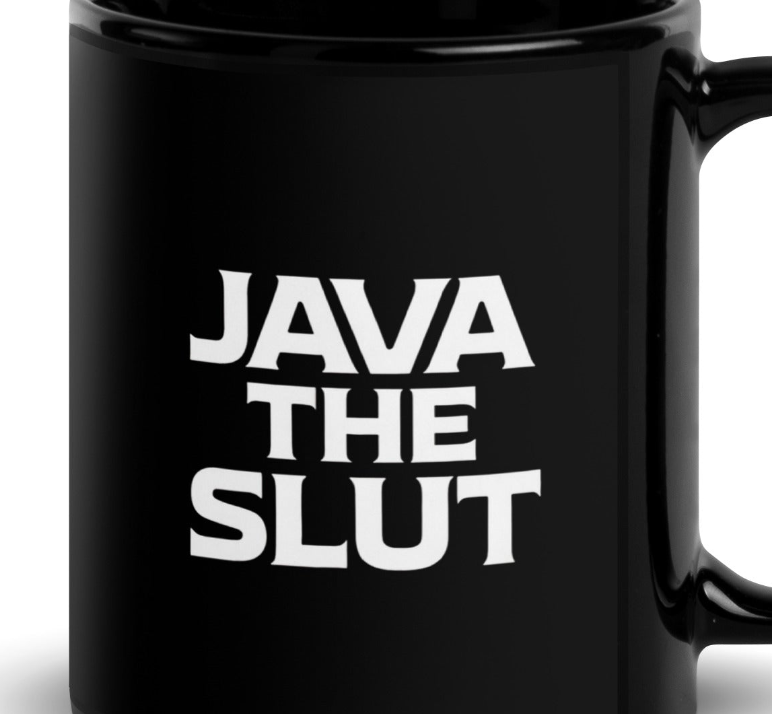 Nerdy Star-Wars Parody Mug | Java the Slut | The Force of Caffeine Awakes